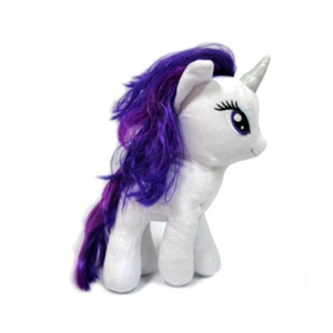 عروسک اورجینال پونی سفید تک شاخ 27 سانتی متری Pony white ty_اسباب بازی